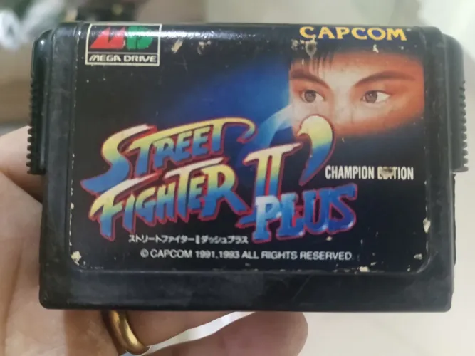 Cartucho Street fighter 2 Plus original japonês Mega Drive 