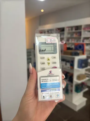 Controle Remoto Ar Condicionado Elgin