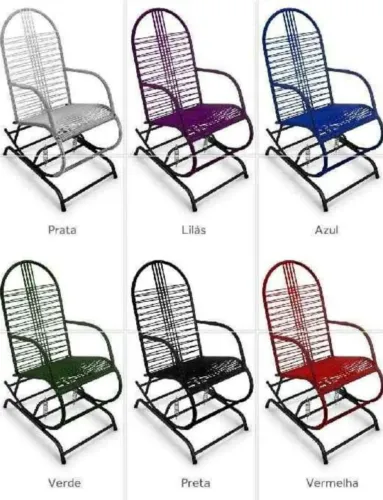 Cadeira de balanço de fio