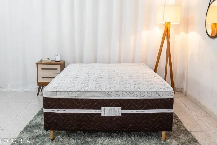Cama Box Casal Livina Molas Ensacadas 138x188x58 Orthoside
