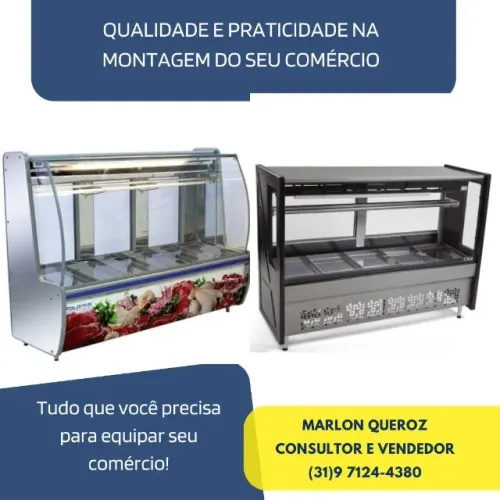Balcão de Açougue 1,75 / 2,00M Novo