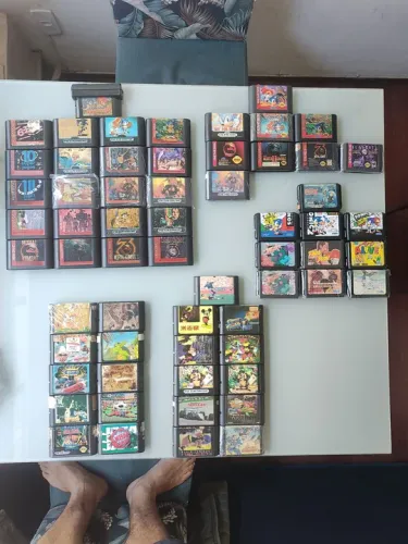 Coleção de Jogos Sega Genesis (Mega Drive) - 50+ Cartuchos!