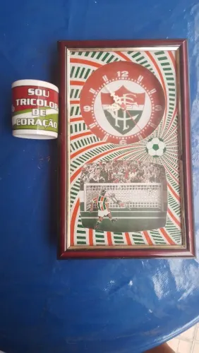 relógio do fluminense e caneca nova