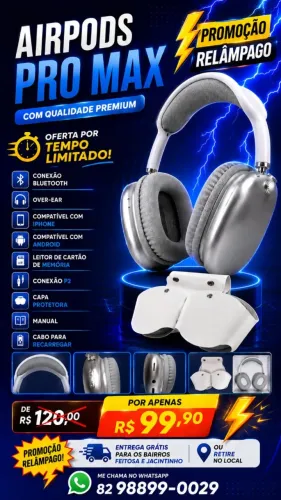 AIRPODS PRO MAX - QUEIMA DE ESTOQUE