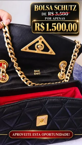 bolsa de couro, schutz original