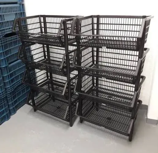 Conjunto com 4 cestos organizadores