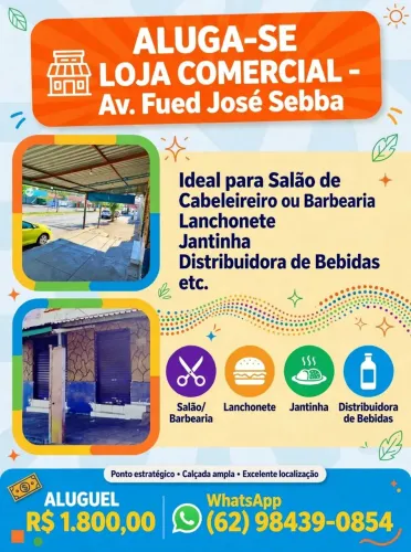 Sala comercial perto Cepal setor sul