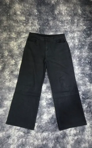 Calça Jeans Wide Leg (Tamanho 48)