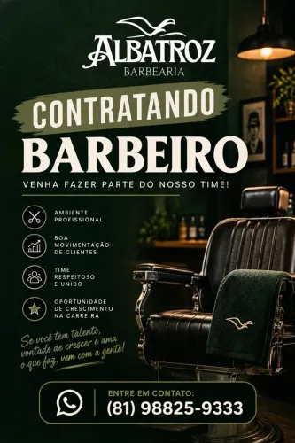 Vaga para barbeiro(a)