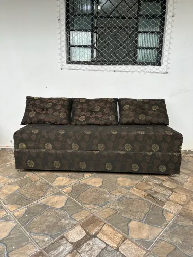 Sofá-Cama Casal Marrom