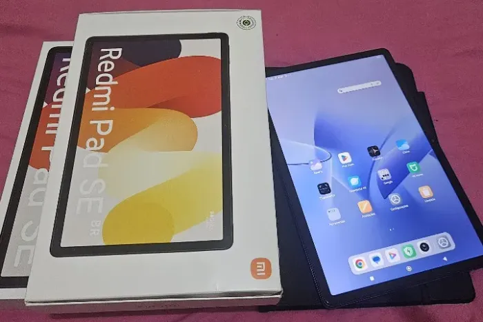 Xiaomi Redmi Pad SE BR Tela 11" 256GB, 8GB RAM, 4G+W-Fi, Novíss, Caixa, Nota, Garantia
