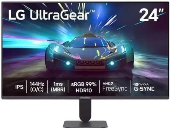 Monitor LG 24" Ultragear 144hz LACRADO