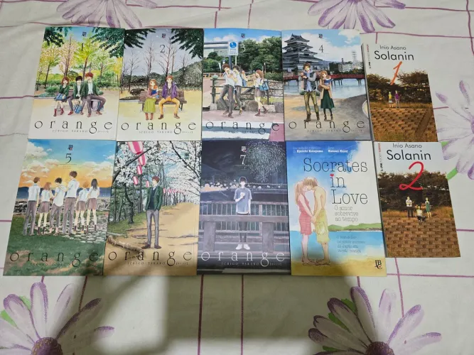 Coleção de mangás - Orange, Socrates in love e Solanin