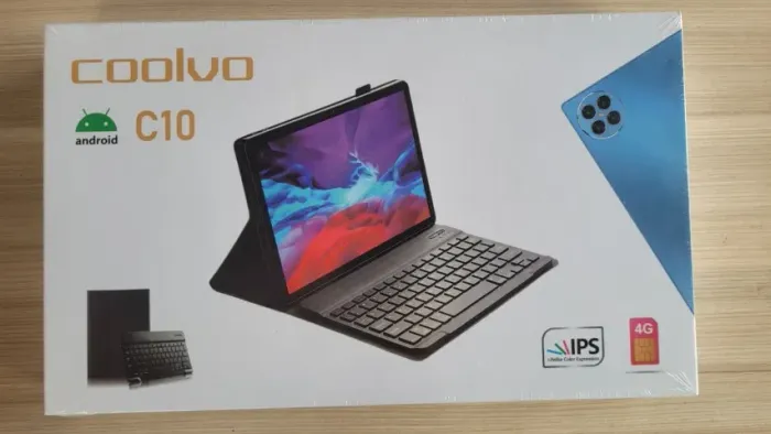 Tablet C10 Android 256gb + 8gb Ram 10'pol Dual Chip Coolvo Azul - Novo Lacrado