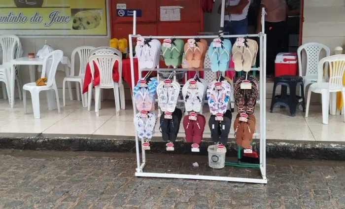 Expositor de sandália