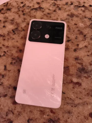 Vende-se Celular Poco x6 5g na caixa mais acessórios.