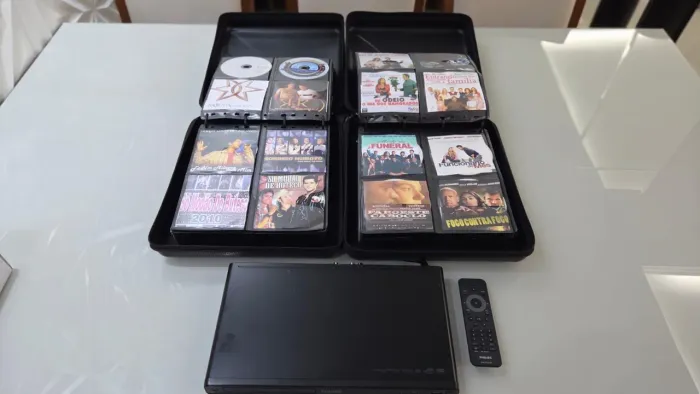 Aparelho DVD Player + 400 Filmes e Shows