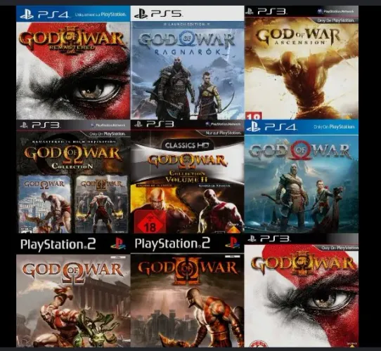 PLATINA DA FRANQUIA GOD OF WAR