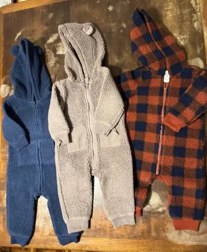Combo de macacões de Sherpa da Carters