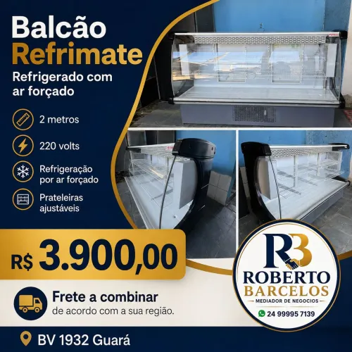 Balcão refrigerado ar forçado Refrimate 2 m 220 V