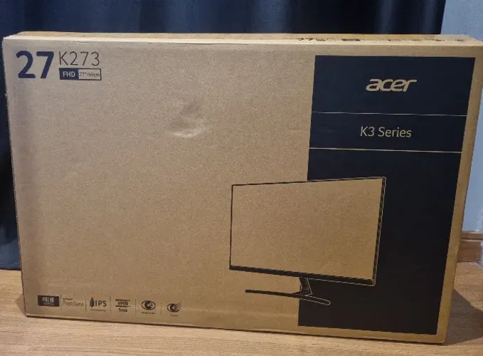Monitor Acer K273 27" FHD IPS c/ 75Hz