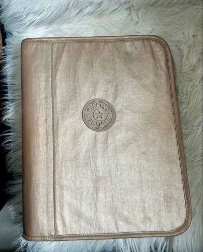 Fichário Kipling new storer dourado