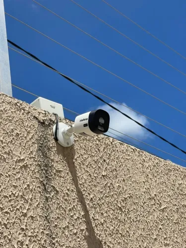 Câmera, motor p/portão,  cerca elétrica 