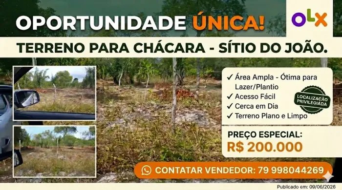 Terreno em terra caída - lndiaroba 
