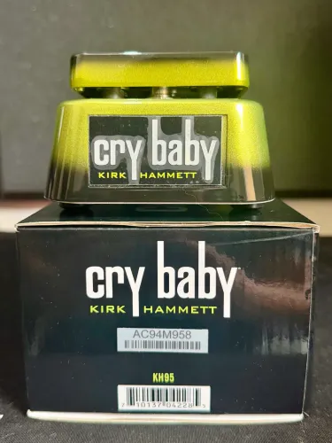 Pedal Dunlop Cry Baby Kirk Hammett KH95 Wah Wah zerado! 