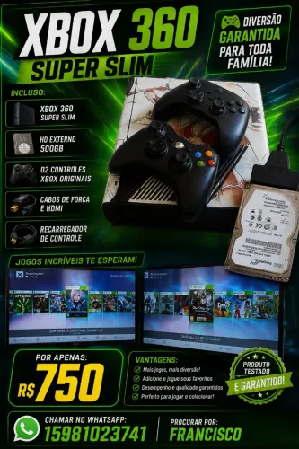 Xbox360 Destravado e Tunado 