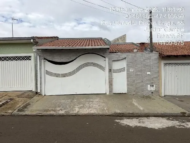 Imóvel em local estratégico Casa no Jardim Cambui, Franca - SP, Nº 1631, 160m² | Leilão