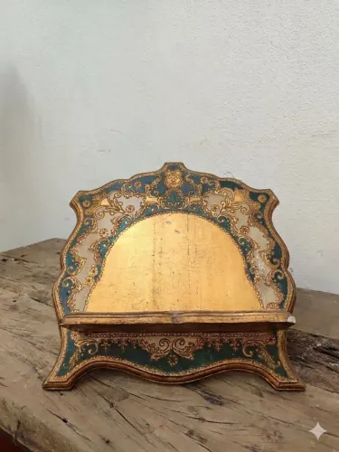 Suporte para bíblia em madeira