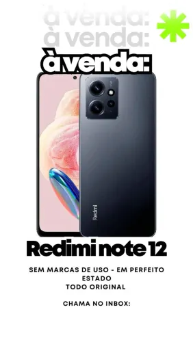 Celular note 12 - 128gb/4g