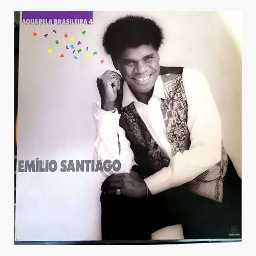 Emílio Santiago Aquarela Brasileira 4 LP Vinil 1991 Som Livre
