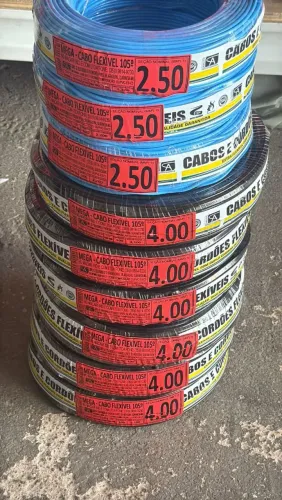 Cabos elétricos direto de fábrica