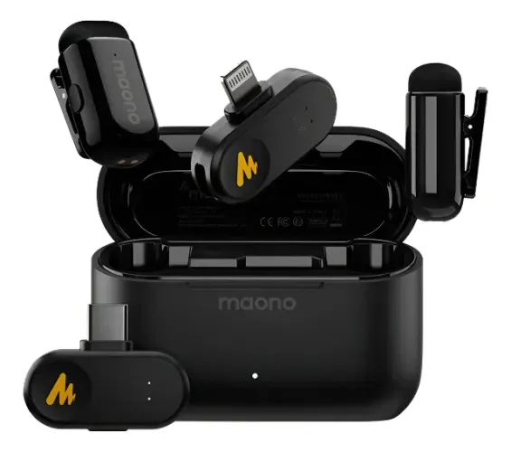 Microfone Lapela Maono Wave T1 Mini Tipo-C