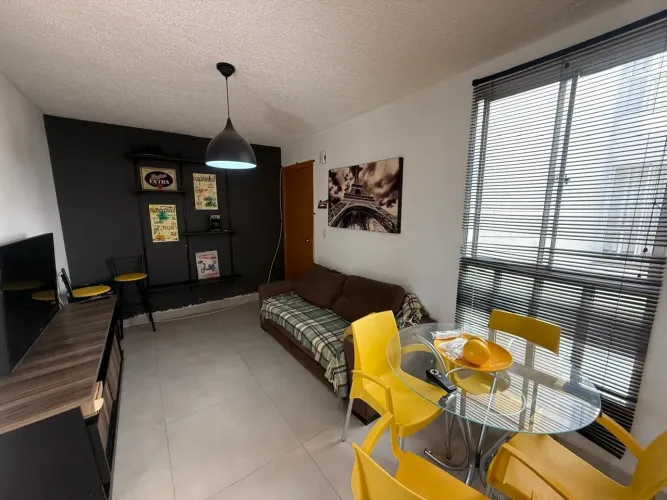 Apartamento com 2 quartos para alugar, 45 m² por R$ 1.300/mês - Reserva Belas Nações - Bau