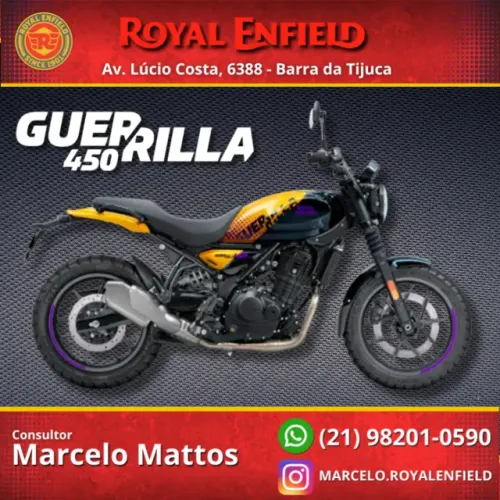 GUERRILLA 450 2026 0KM Yellow Ribbon (Últimas unidades) - Marcelo