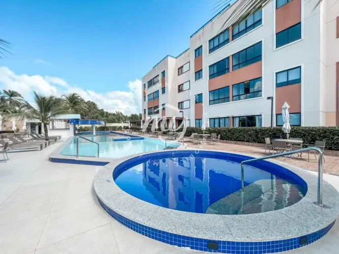 Guarajuba| Paraíso dos Coqueiros| Aptº Duplex 70m²| 2 Quartos| 1 Vaga| Mobiliado