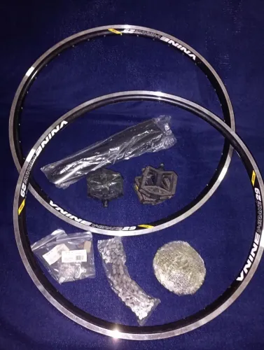 Aro aero 29 + Catraca K7 8v + pastilha de freio + corrente