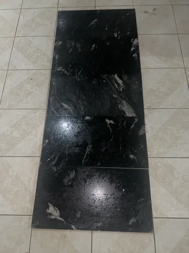 25m2 de granito preto escovado