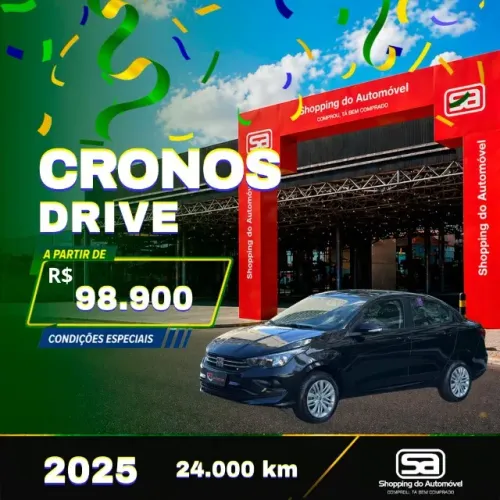 Fiat Cronos Drive 1.3 8V Flex Aut. 2025