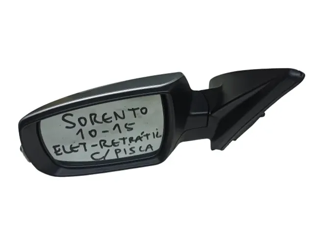 Retrovisor Esquerdo Kia Sorento 2010 A 2015 Retrátil C/pisca