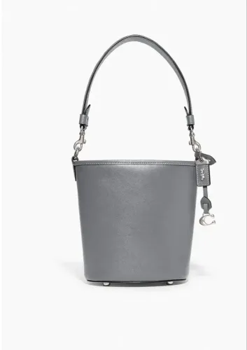 bolsa coach dakota bucket bag 16 cinza
