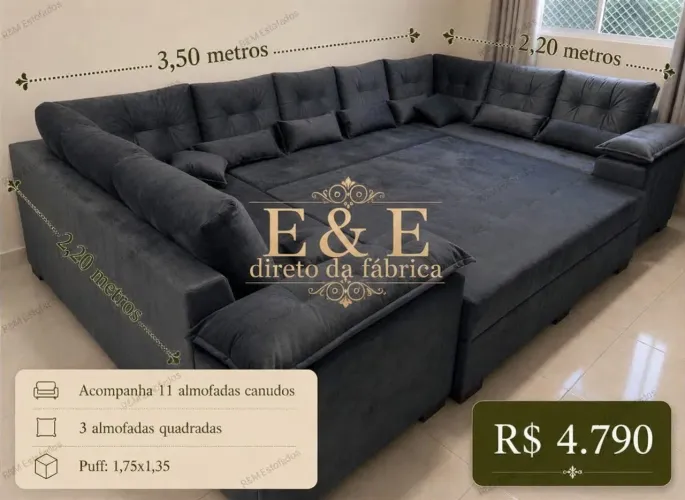Sofás direto da fábrica