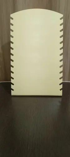 Expositor de Cordões em Acrílico Creme