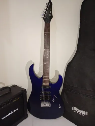 Vende-se guitarra cort + amplificador + caixa e cabos