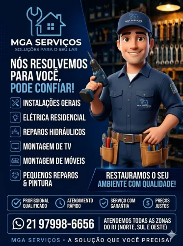 Marido de Aluguel RJ - Reparos, Drywall, PVC e Elétrica