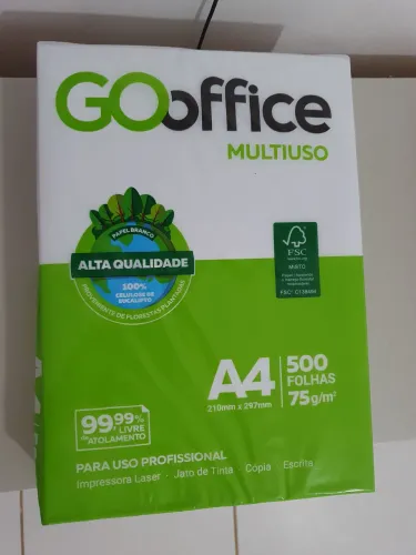Papel ofício A4 500 folhas