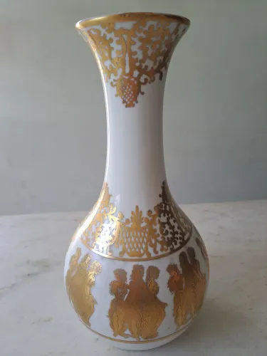 Vaso decorativo de porcelana